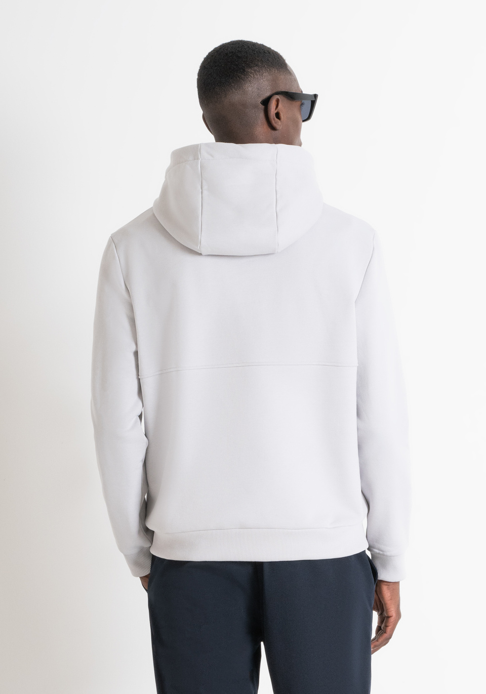 RELAXED FIT HOODIE IN LIGHT COTTON BLEND SUSTAINABLE FABRIC Antony Morato