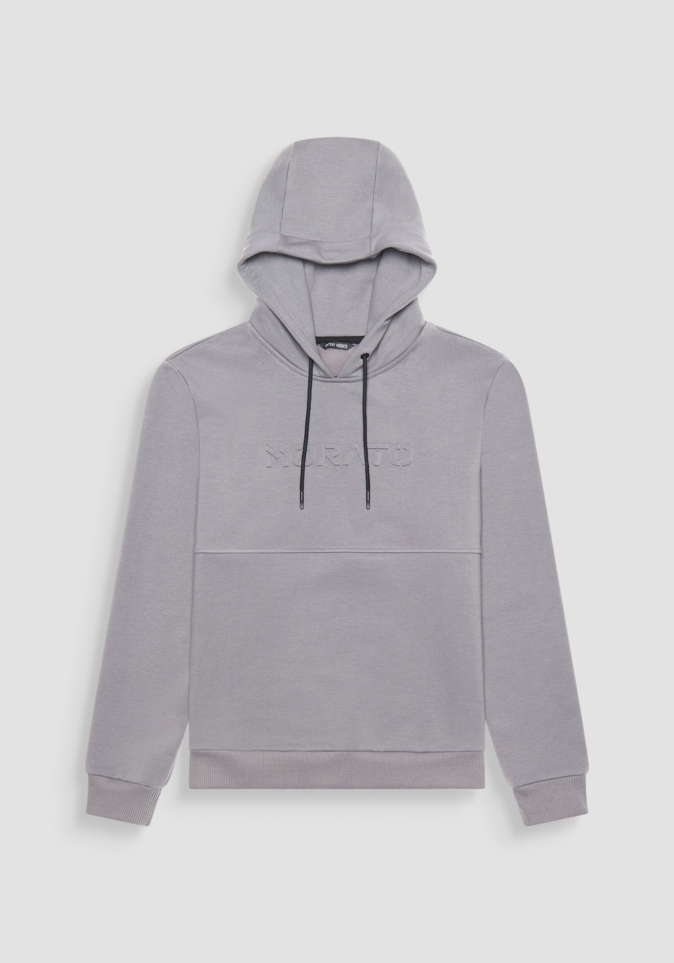 RELAXED FIT KAPUZENSWEATSHIRT AUS NACHHALTIGEM HELLEM BAUMWOLL-MISCHGEWEBE - Antony Morato Online Shop