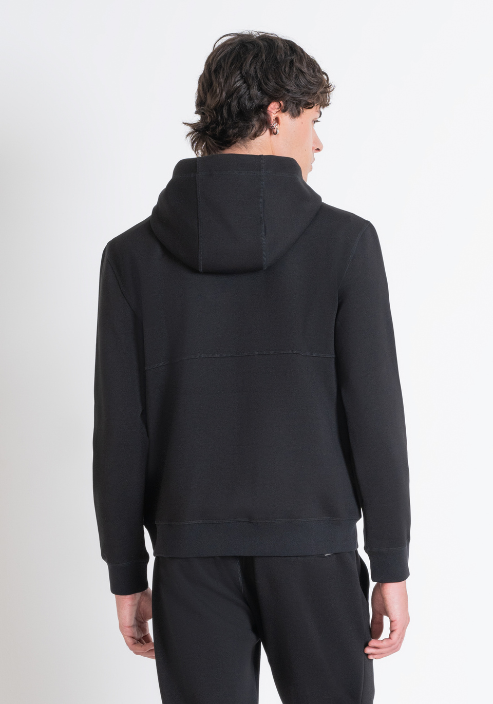 Regular fit hoodie sales