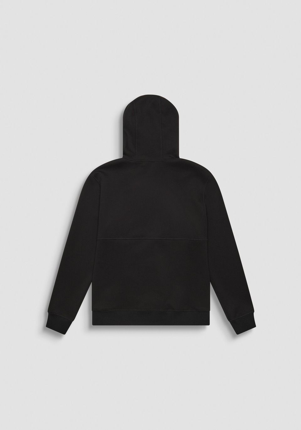 REGULAR FIT HOODIE IN BLACK SCUBA FABRIC Antony Morato