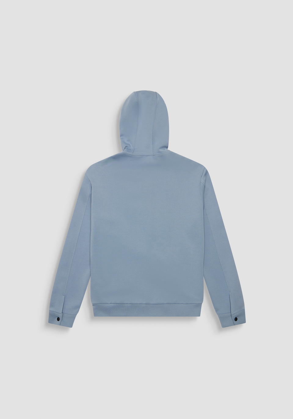 REGULAR FIT HOODIE WITH ZIP IN COTTON BLEND WITH LOGO Antony Morato