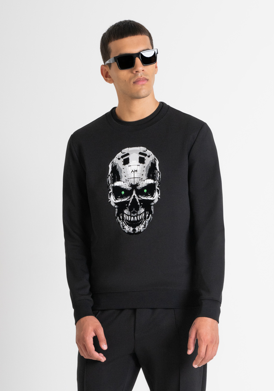 Antony Morato Black Cotton Men s Sweater