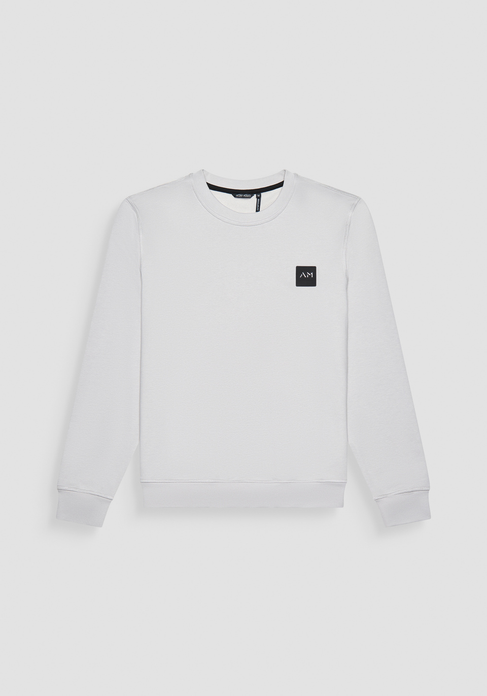 SWEATSHIRT REGULAR FIT AUS NACHHALTIGEM BAUMWOLLMISCHGEWEBE BLAU MIT LOGO - Antony Morato Online Shop