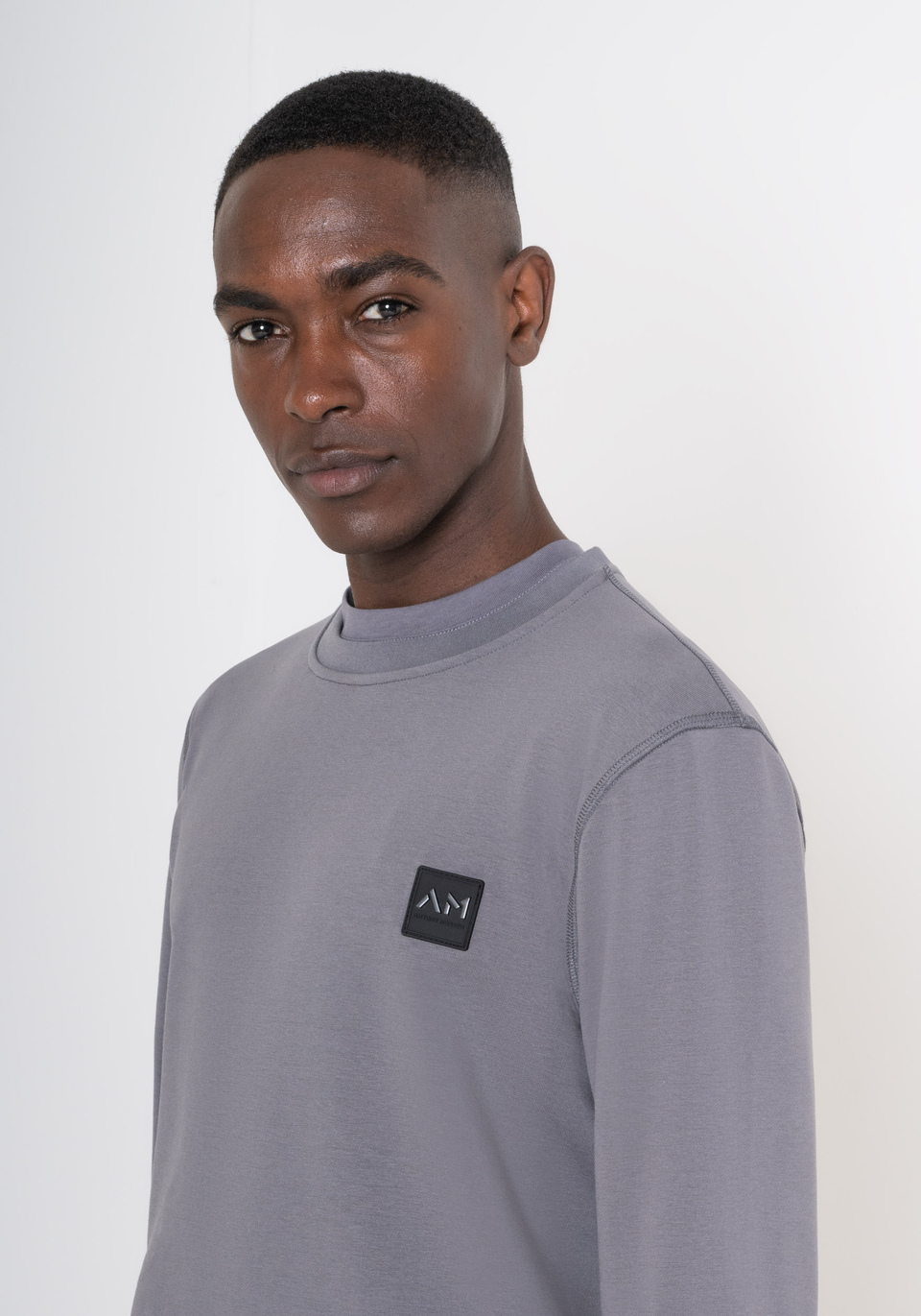 SWEATSHIRT REGULAR FIT AUS NACHHALTIGEM BAUMWOLLMISCHGEWEBE MIT LOGO - Antony Morato Online Shop