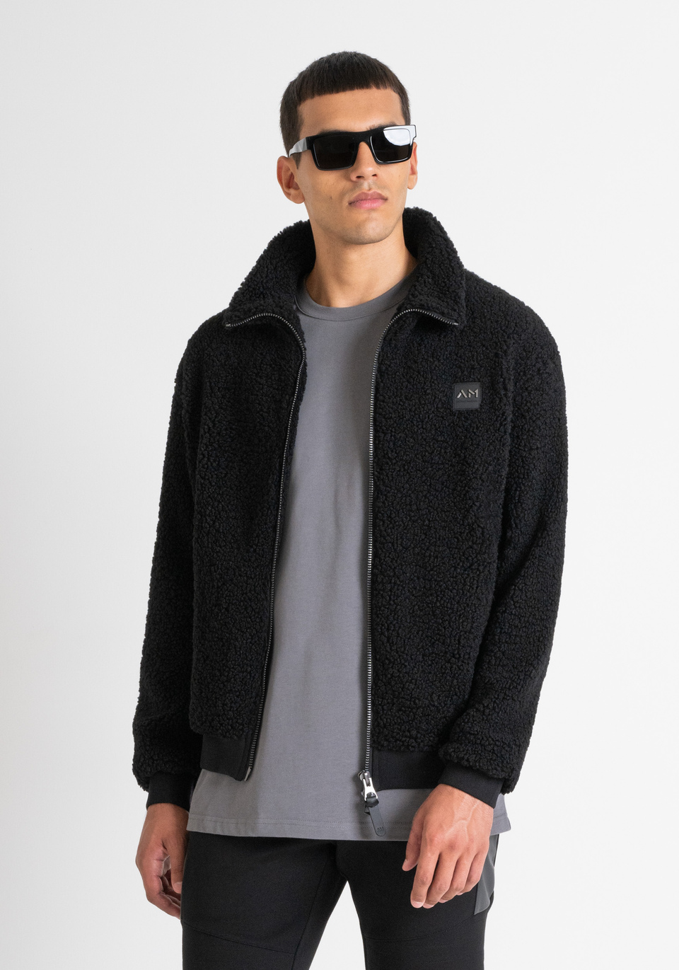 Black teddy sweatshirt on sale