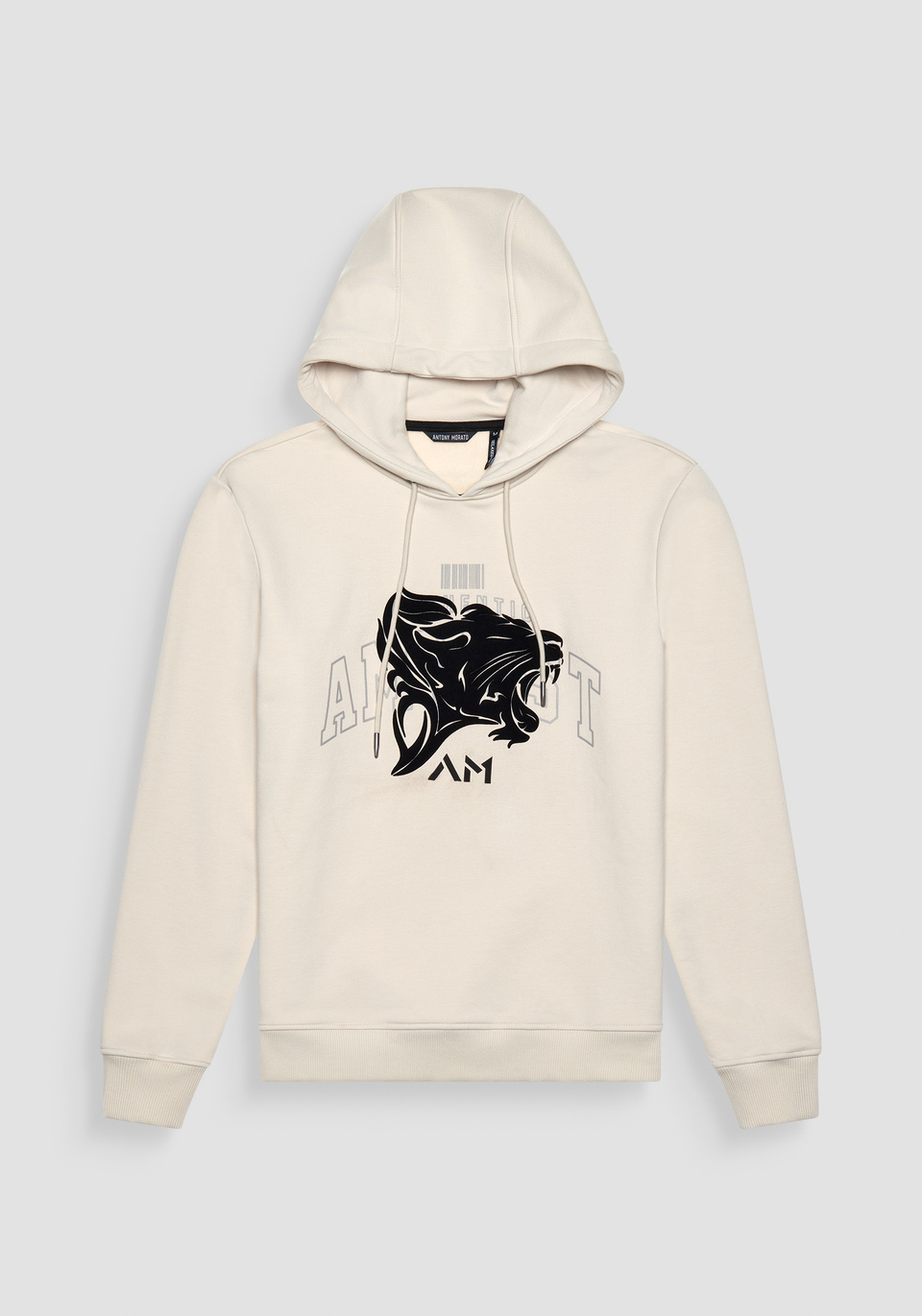 RELAXED FIT HOODIE IN SUSTAINABLE FABRIC WITH PRINT - Antony Morato Online Shop