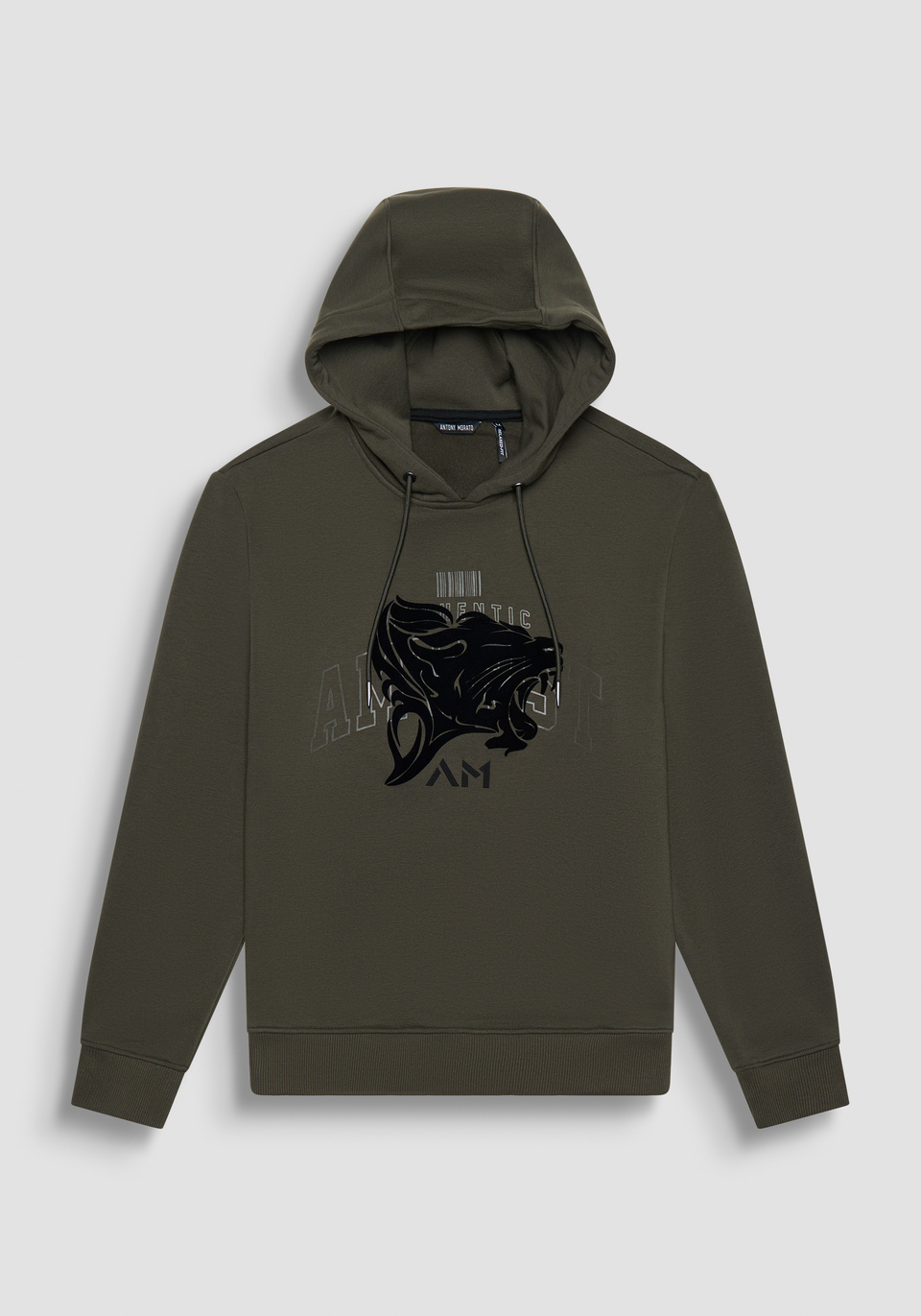 RELAXED FIT HOODIE IN SUSTAINABLE COTTON BLEND FABRIC WITH PRINT Antony Morato