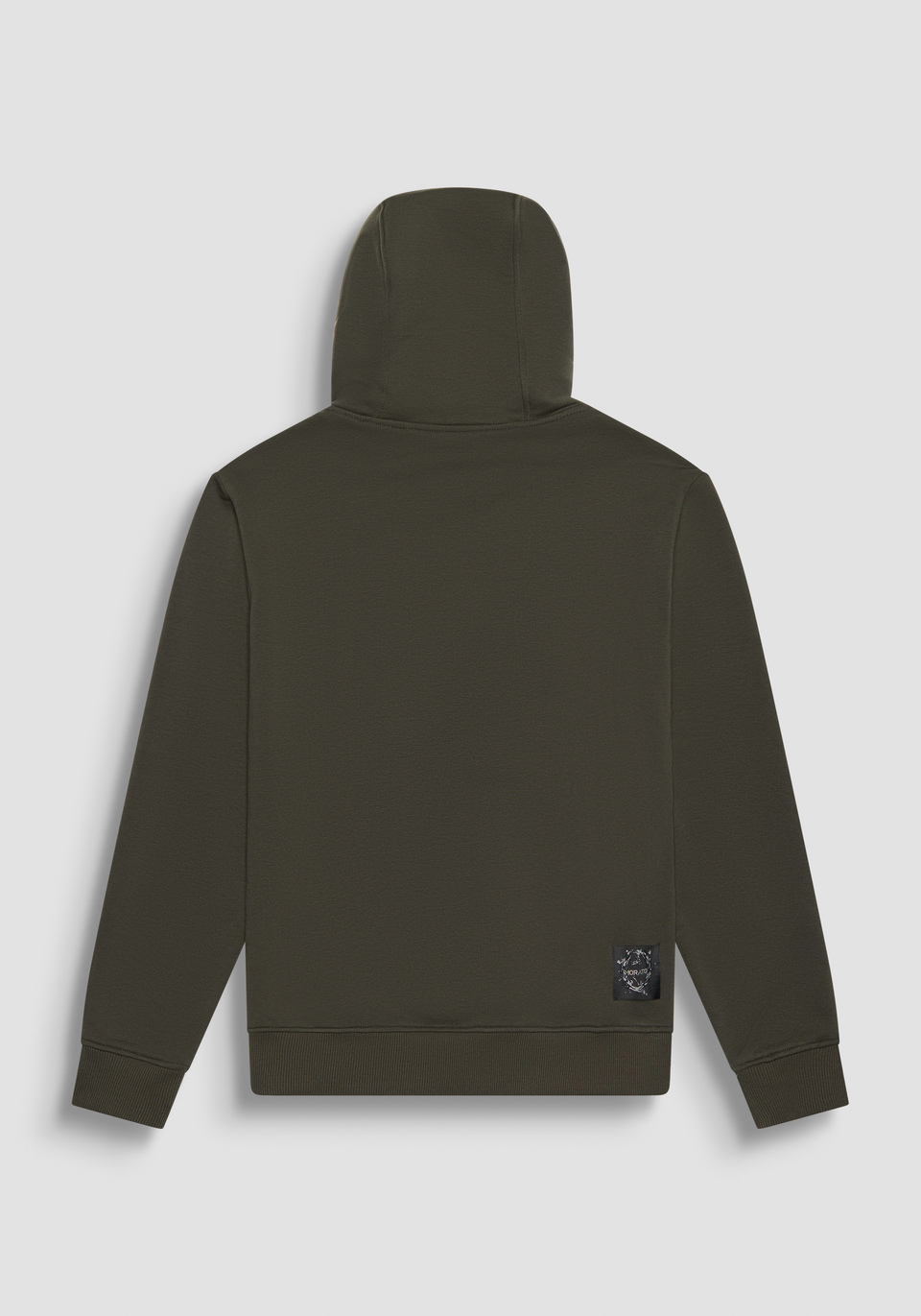 RELAXED FIT HOODIE IN SUSTAINABLE COTTON BLEND FABRIC WITH PRINT Antony Morato