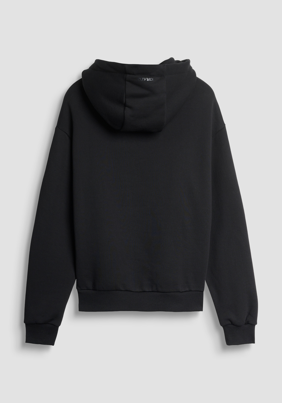 BOXY FIT HOODIE IN COTTON BLEND WITH SKULL PRINT - Antony Morato Online Shop