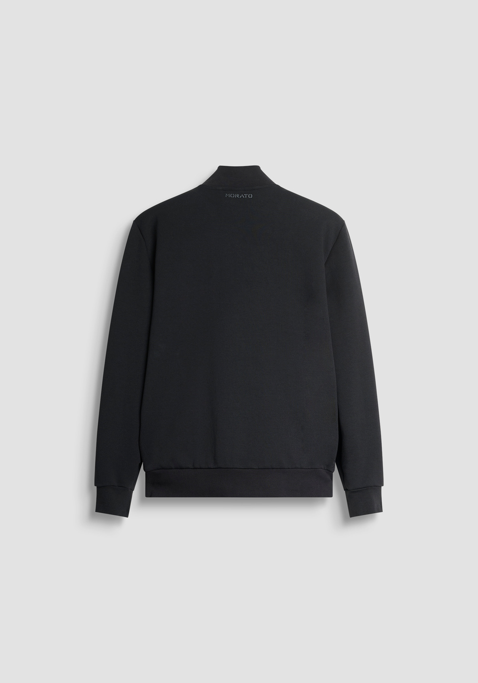 SLIM FIT ZIP SWEATSHIRT IN COTTON BLEND WITH CONTRASTING FABRICS - Antony Morato Online Shop