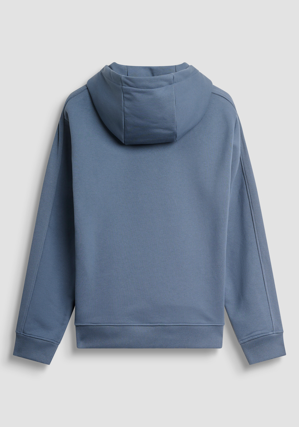 RELAXED FIT HOODIE IN COTTON BLEND SUSTAINABLE WITH LOGO - Antony Morato Online Shop