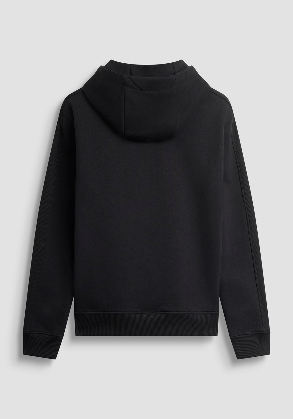 FELPA CON CAPPUCCIO RELAXED FIT IN MISTO COTONE SOSTENIBILE CON LOGO - Antony Morato Online Shop