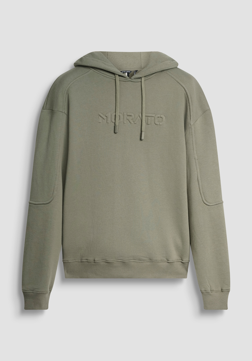 FELPA CON CAPPUCCIO BOXY FIT IN COTONE CON LOGO RICAMATO - Antony Morato Online Shop