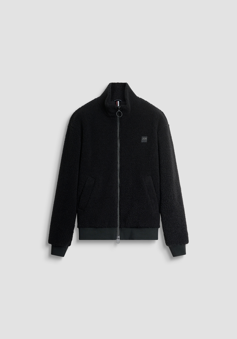 FELPA REGULAR FIT CON ZIP IN MORBIDO MISTO LANA - Antony Morato Online Shop