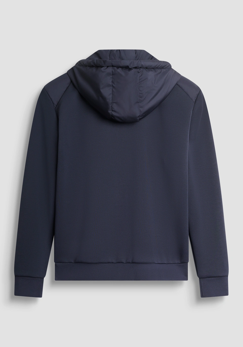 REGULAR FIT ZIP SWEATSHIRT IN COTTON BLEND WITH CONTRASTING FABRIC - Antony Morato Online Shop