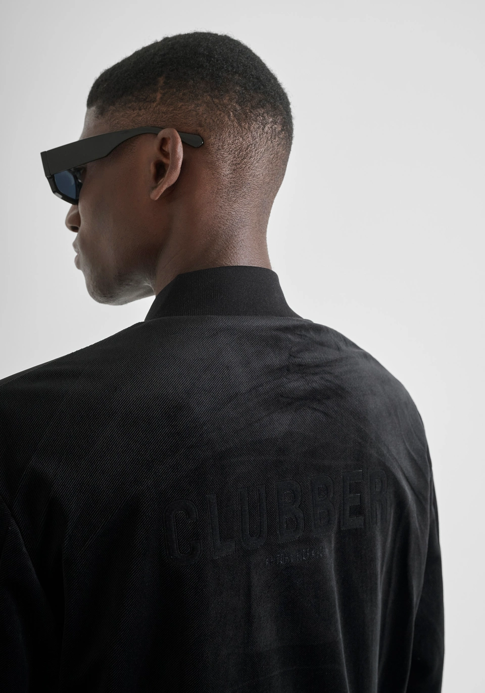 RELAXED FIT VELVET ZIP SWEATSHIRT - Antony Morato Online Shop