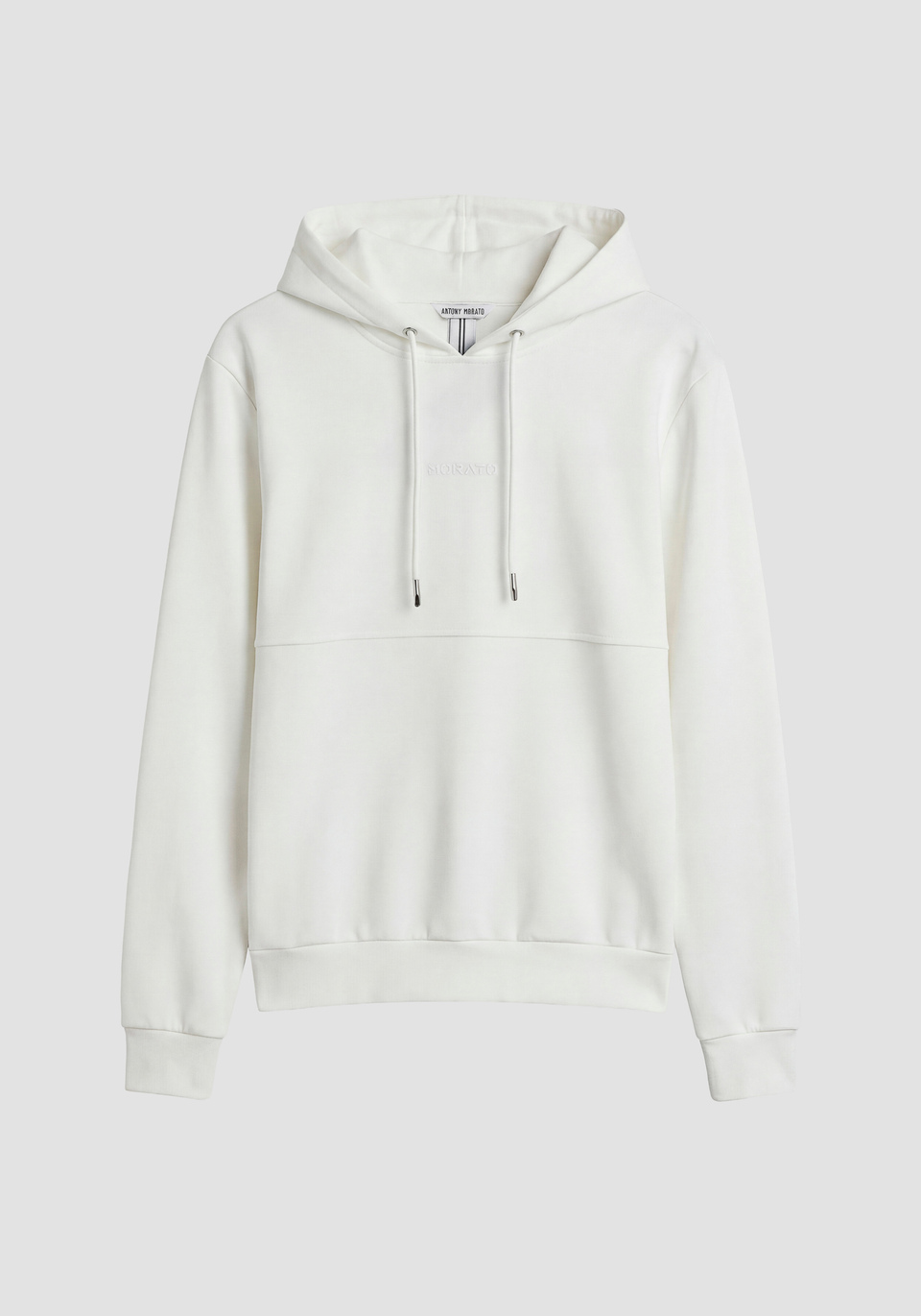 RELAXED FIT HOODIE IN INTERLOCK COTTON BLEND WITH PRINT | Antony