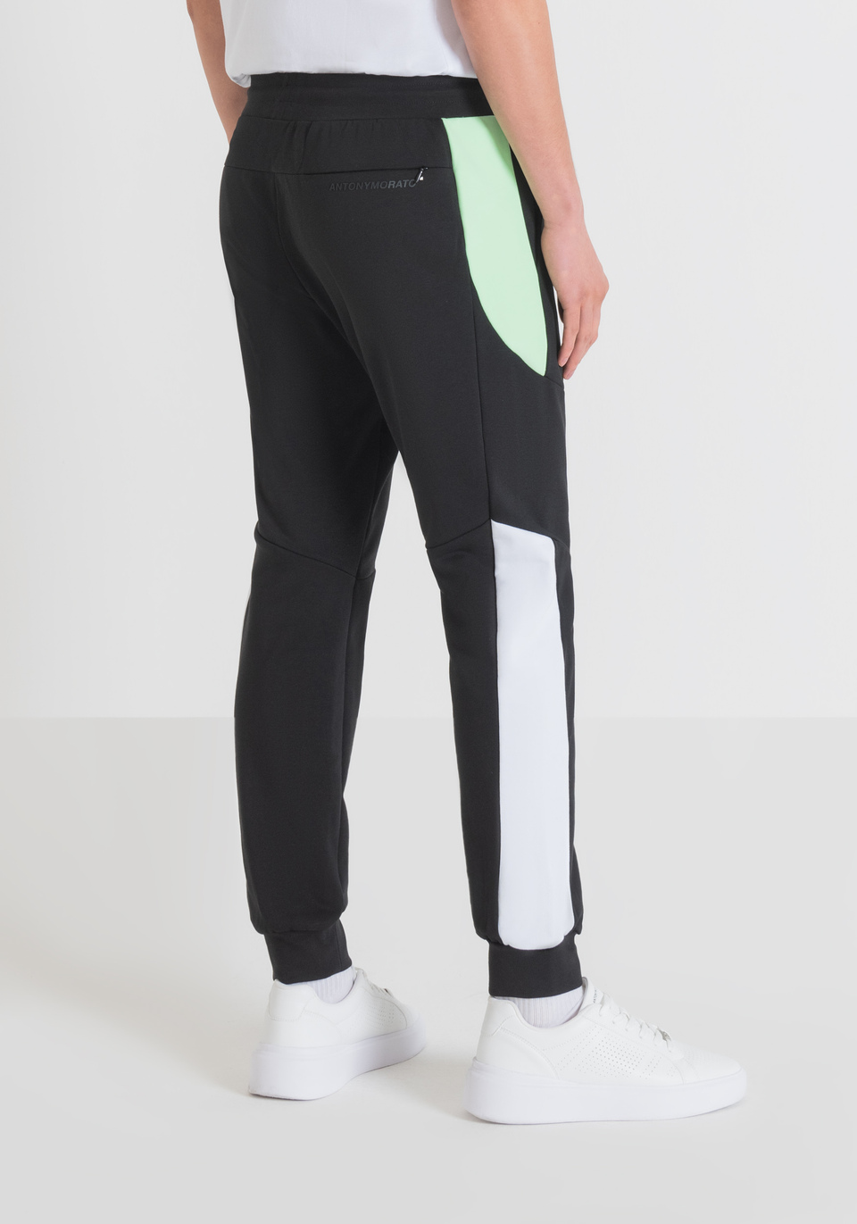 REGULAR FIT TROUSERS IN COTTON BLEND AND SUSTAINABLE POLYESTER - Antony Morato Online Shop