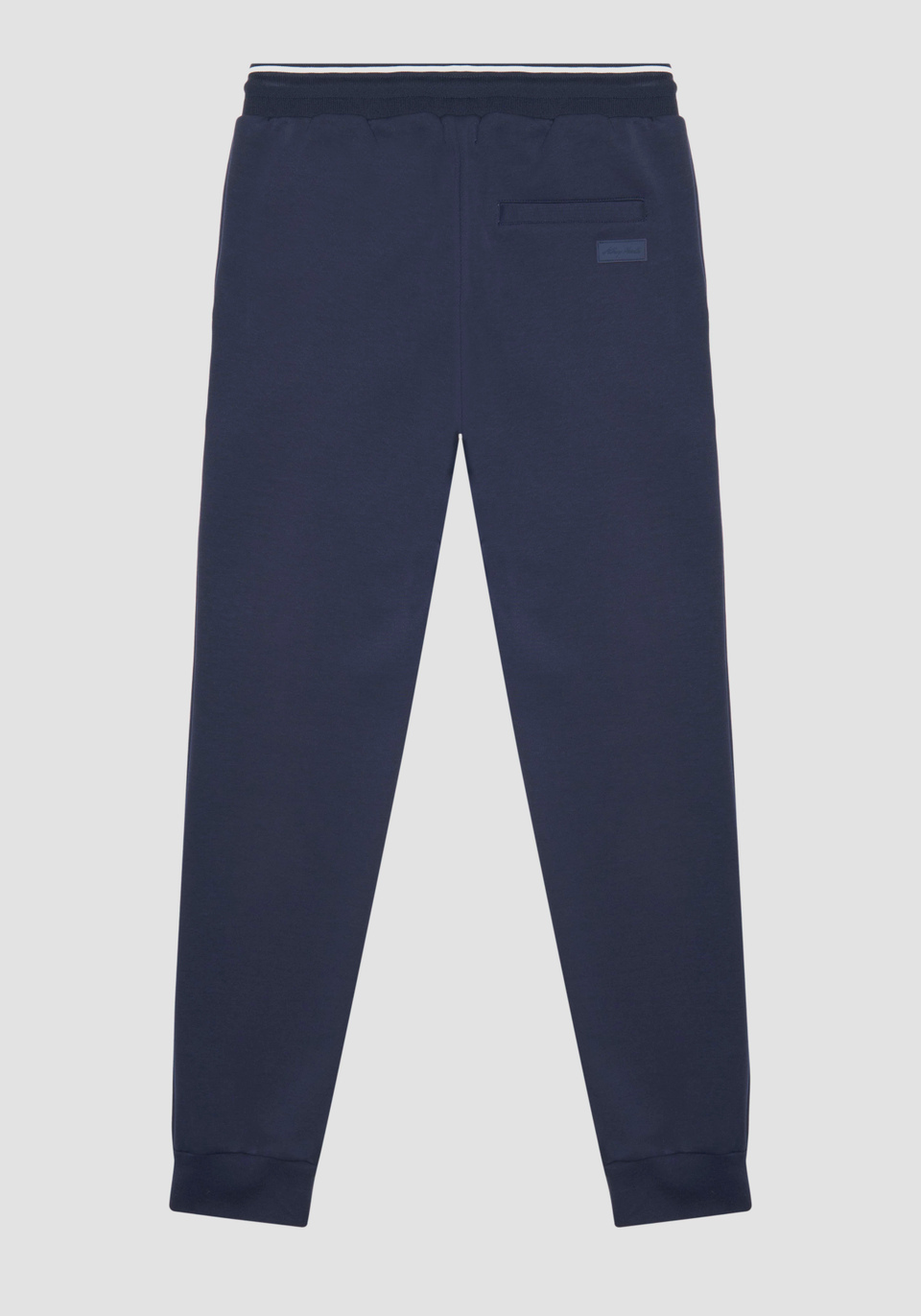 SLIM FIT SWEATPANTS IN COTTON BLEND WITH LOGO PATCH ON THE BACK - Antony Morato Online Shop