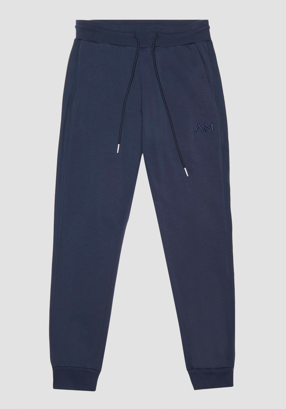 SLIM FIT SWEAT PANTS WITH EMBROIDERED LOGO - Antony Morato Online Shop