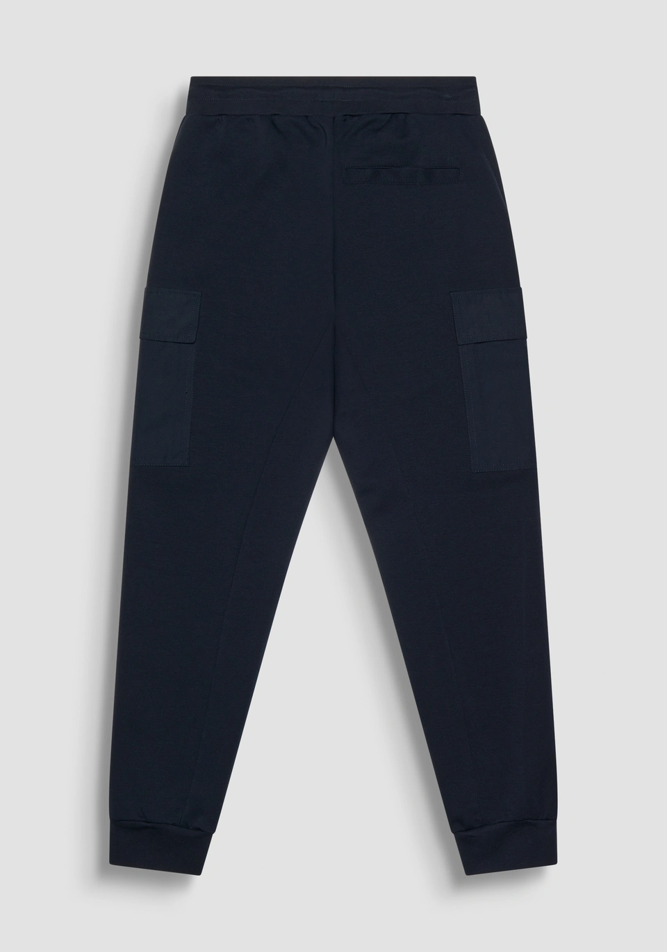 SWEATHOSE REGULAR FIT MIT SEITENTASCHEN AUS BLAUEM BAUMWOLL-MISCHGEWEBE - Antony Morato Online Shop