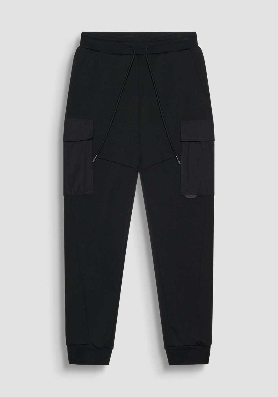 REGULAR FIT SWEATPANTS WITH SIDE POCKETS IN BLACK COTTON BLEND - Antony Morato Online Shop