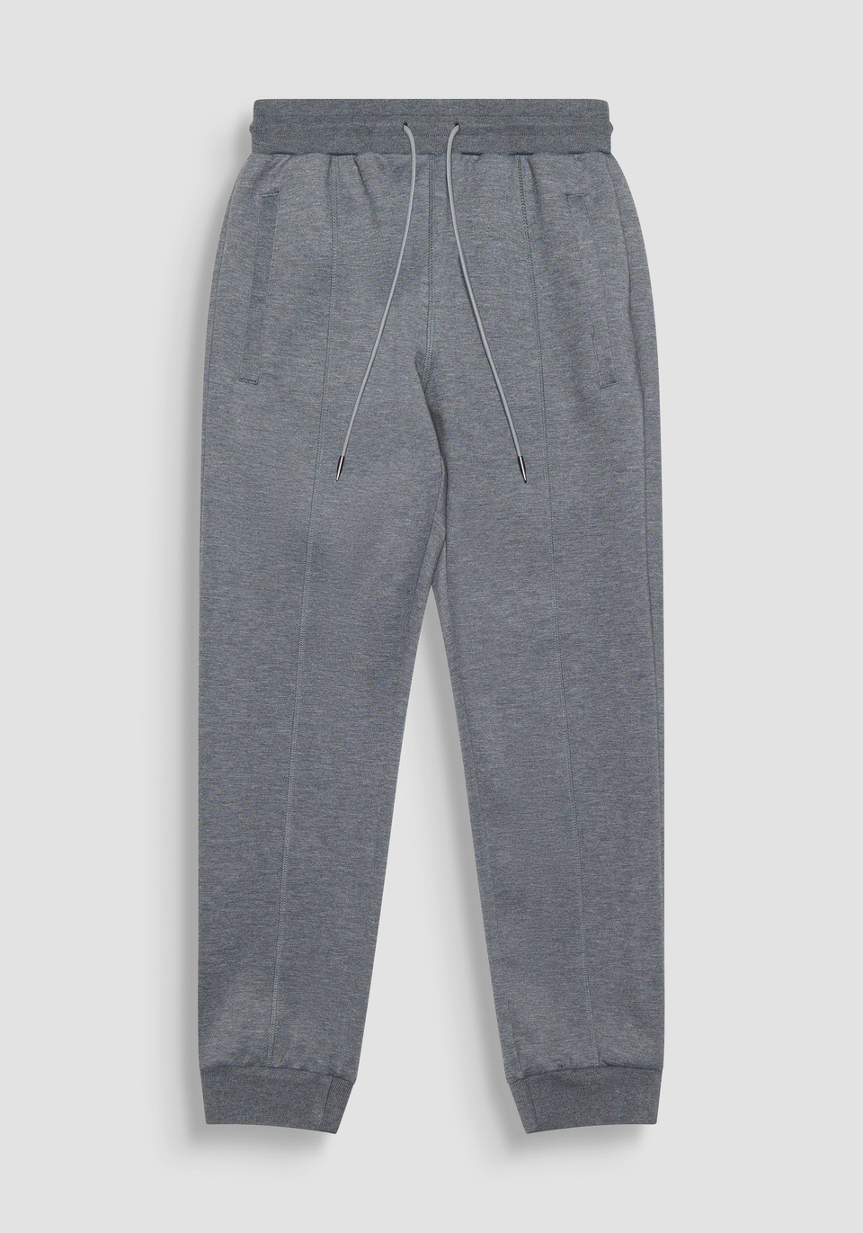 PANTALONI IN FELPA REGULAR FIT IN TESSUTO SCUBA GRIGIO - Antony Morato Online Shop