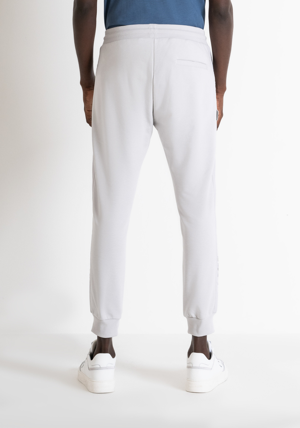 REGULAR FIT COTTON BLEND SWEATPANTS WITH SIDE BANDS - Antony Morato Online Shop