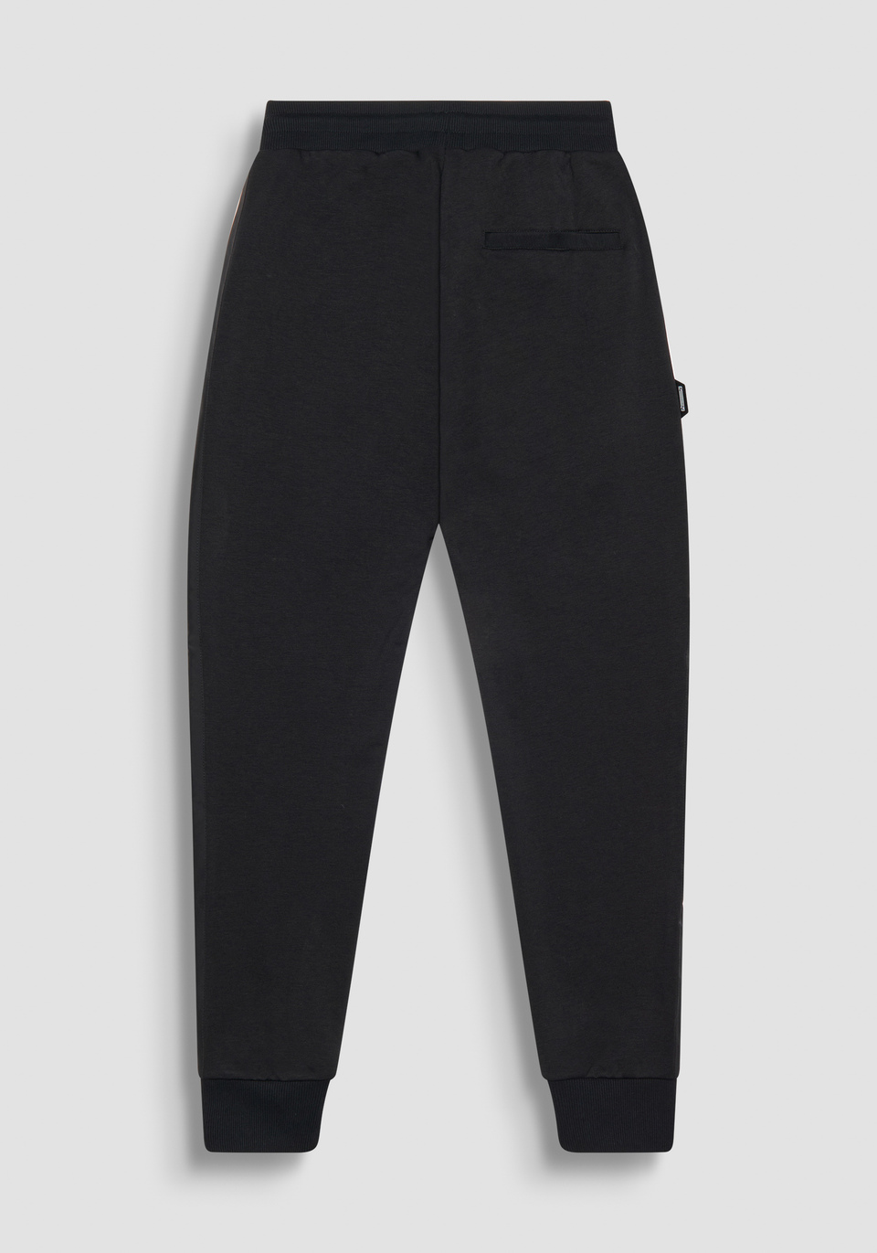 PANTALONI REGULAR FIT IN FELPA DI COTONE MISTO STRETCH CON RIGA LATERALE BICOLORE - Antony Morato Online Shop