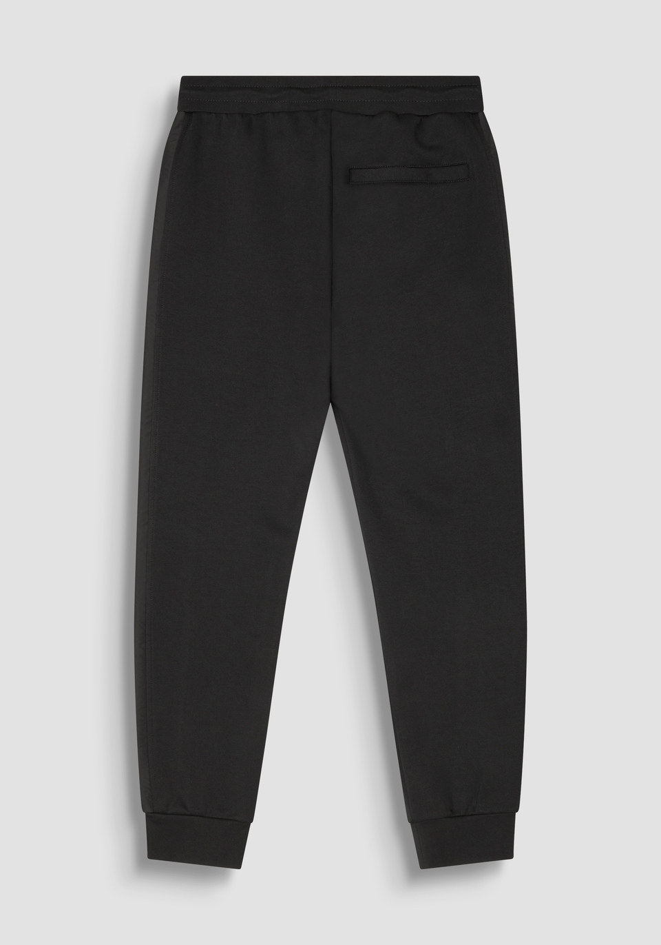 REGULAR FIT FLEECE TROUSERS IN COTTON BLEND WITH BANDS - Antony Morato Online Shop