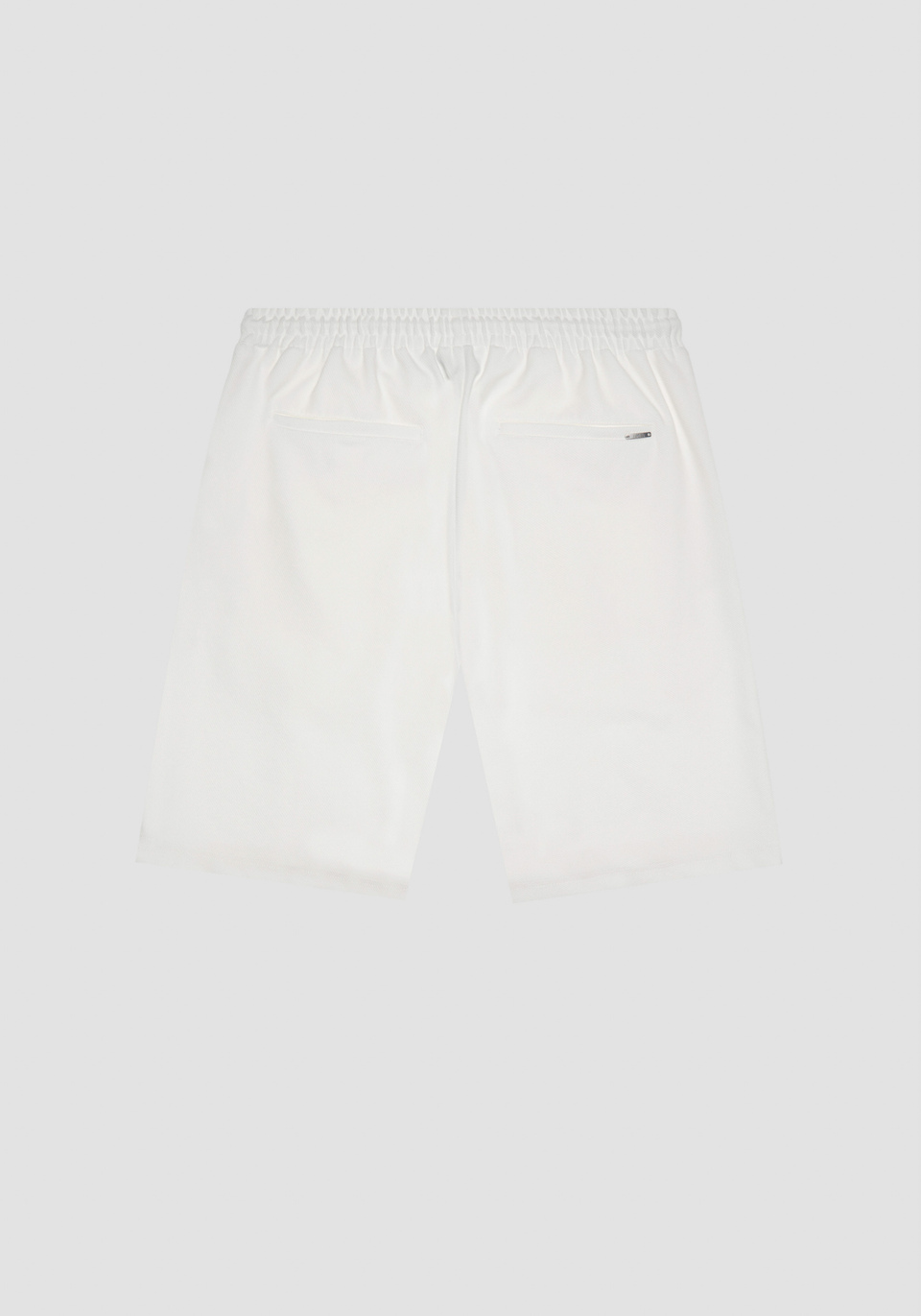 CARROT FIT COTTON BLEND TWILL SHORTS WITH LOGO PLAQUE - Antony Morato Online Shop