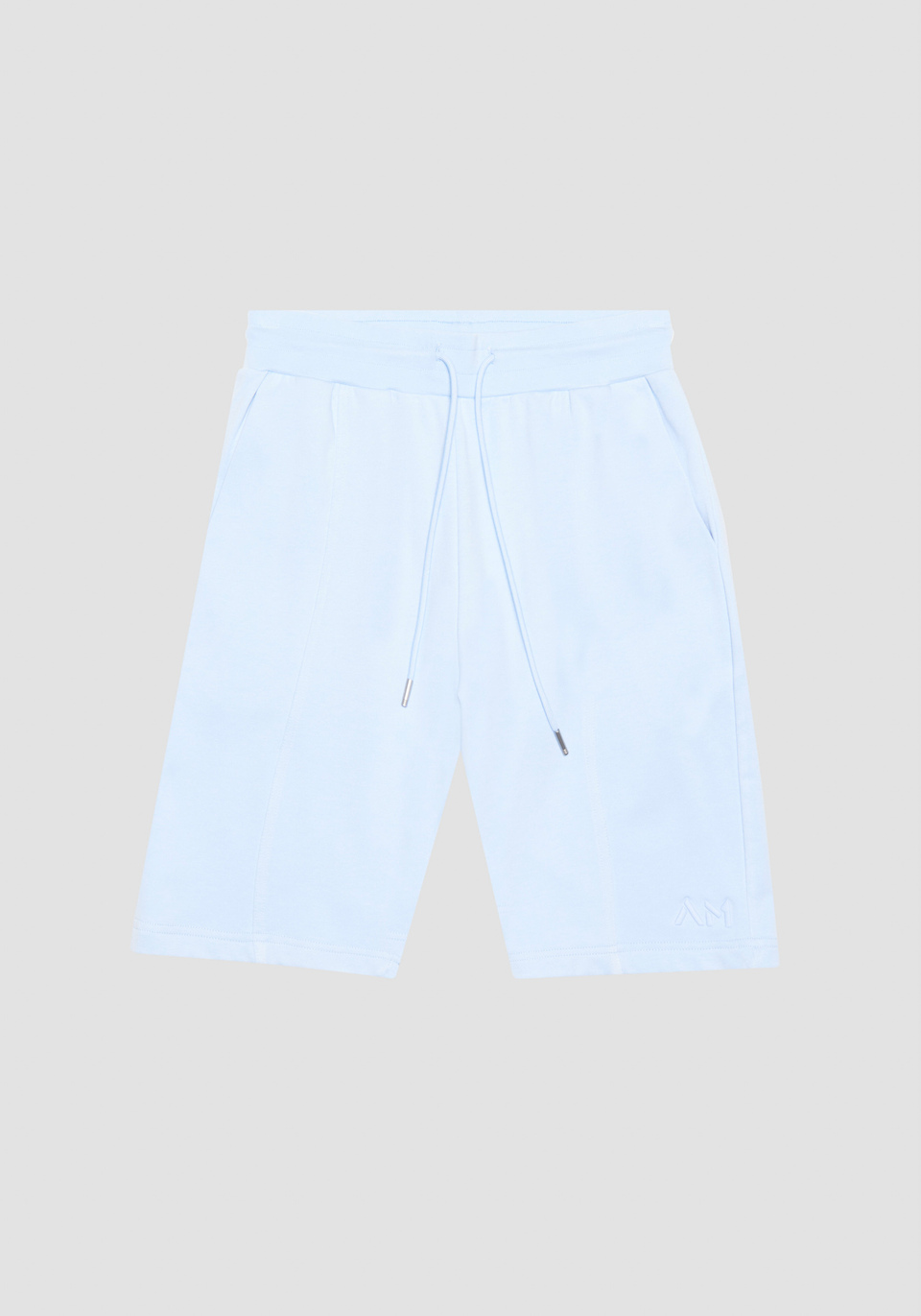 REGULAR FIT COTTON-BLEND STRETCH FLEECE SHORTS WITH EMBROIDERED LOGO - Antony Morato Online Shop