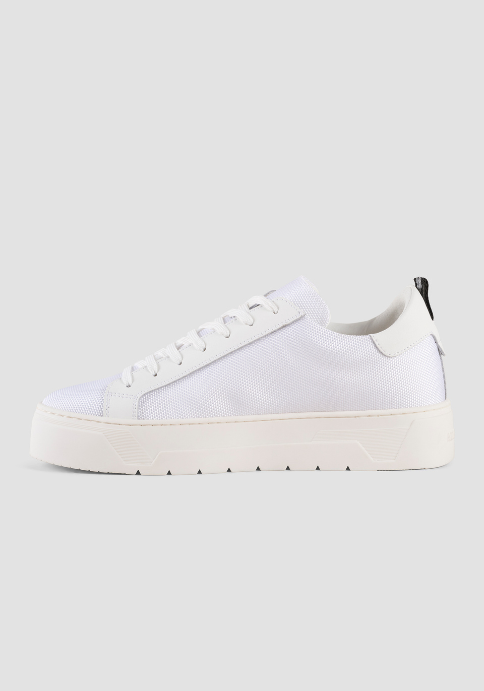 BOLD METAL NYLON AND LEATHER TRAINERS - Antony Morato Online Shop