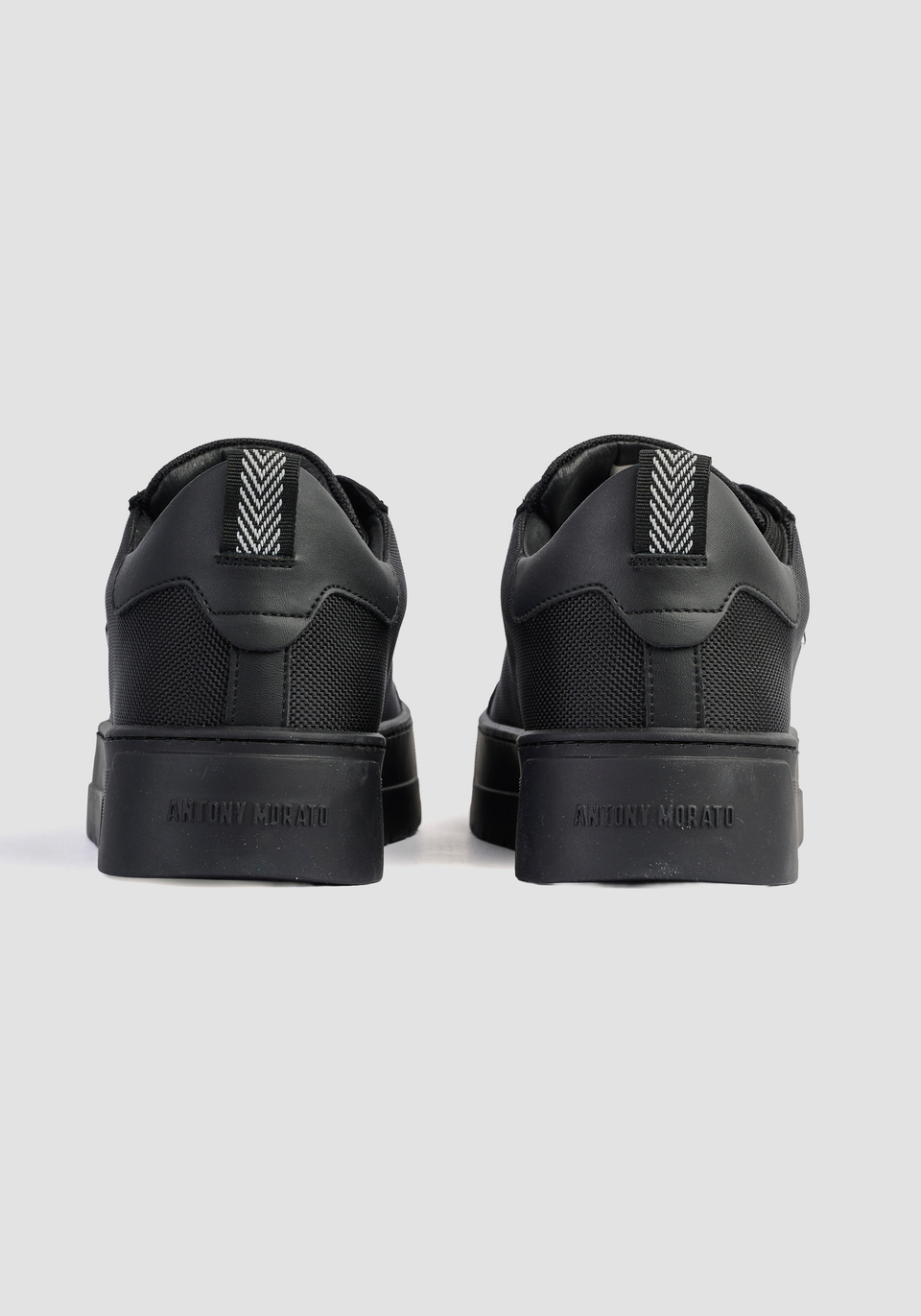 "METAL BOLD" SNEAKERS IN NYLON AND LEATHER - Antony Morato Online Shop