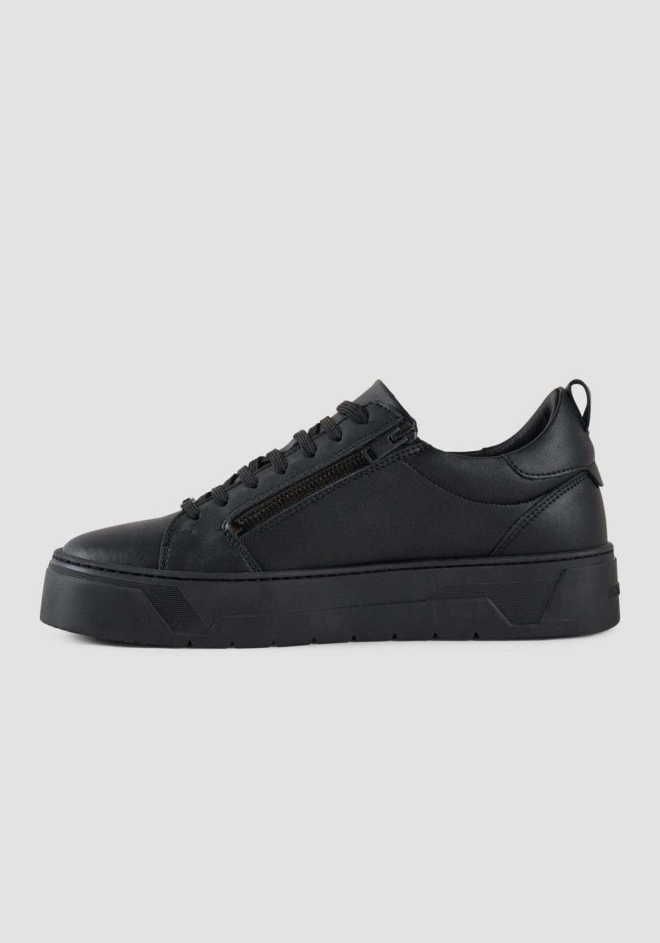 "ZIPPER" LEATHER TRAINERS - Antony Morato Online Shop
