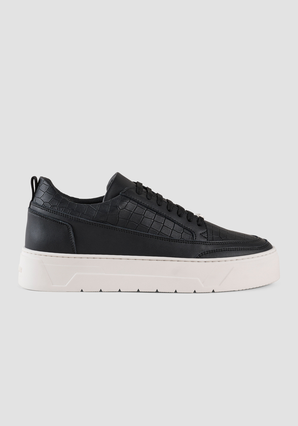 "FLINT" LEATHER TRAINERS - Antony Morato Online Shop