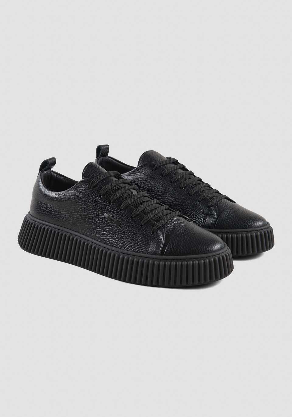 SNEAKERS ALLEN AUS SCHWARZFARBENEM LEDER Antony Morato