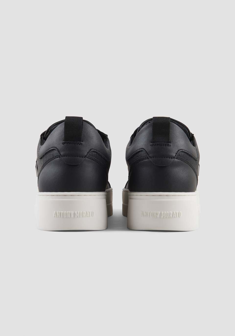 SNEAKERS „METAL BOLD“ ANIMAL AUS SCHWARZEM LEDER - Antony Morato Online Shop