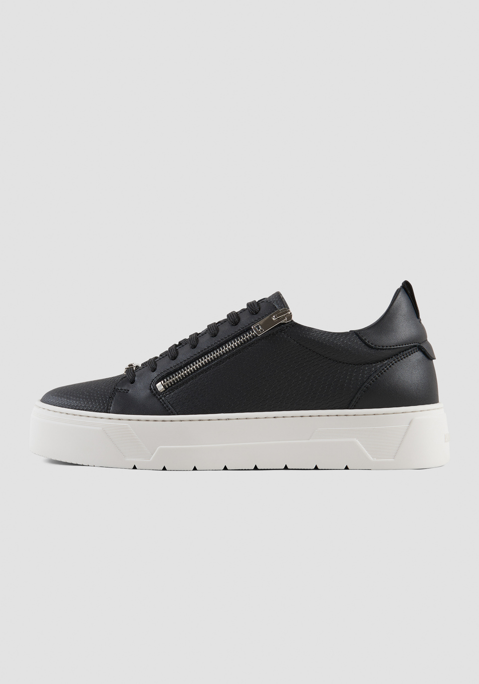SNEAKER CON ZIP IN PELLE - Antony Morato Online Shop