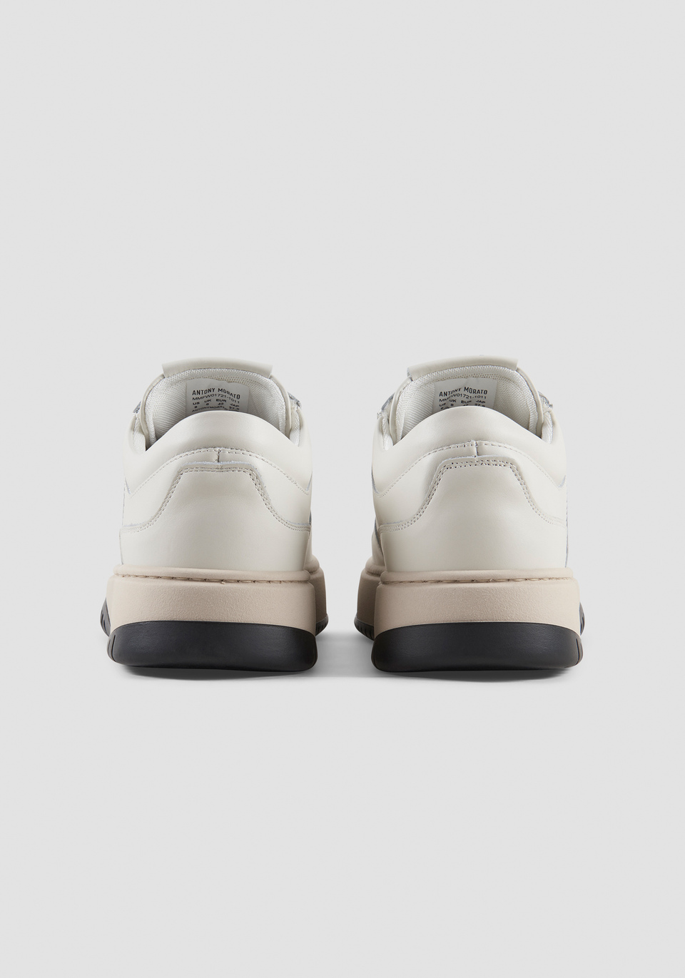 SNEAKERS « EHRAN » RECOUVERTES DE CUIR BEIGE - Antony Morato Online Shop