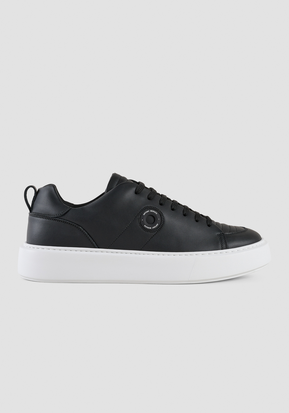 SNEAKERS „AIL“ AUS SCHWARZEM LEDER - Antony Morato Online Shop