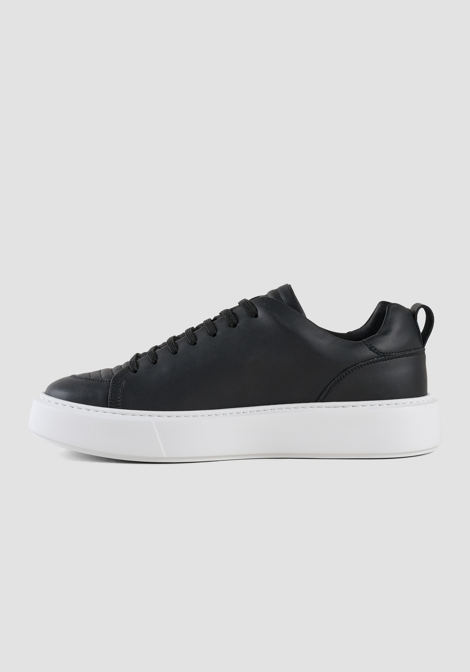 SNEAKERS „AIL“ AUS SCHWARZEM LEDER - Antony Morato Online Shop