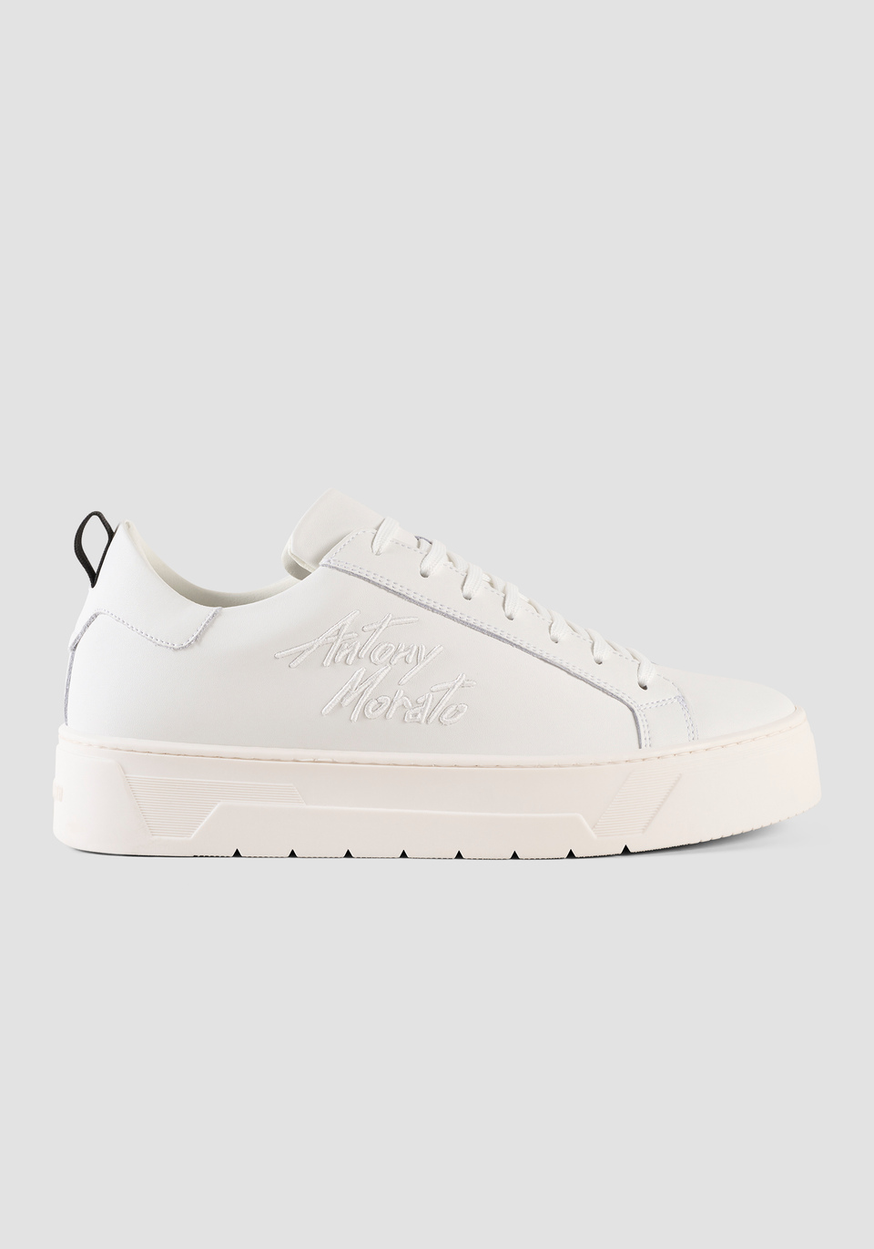 "FLARE" LEATHER SNEAKERS - Antony Morato Online Shop