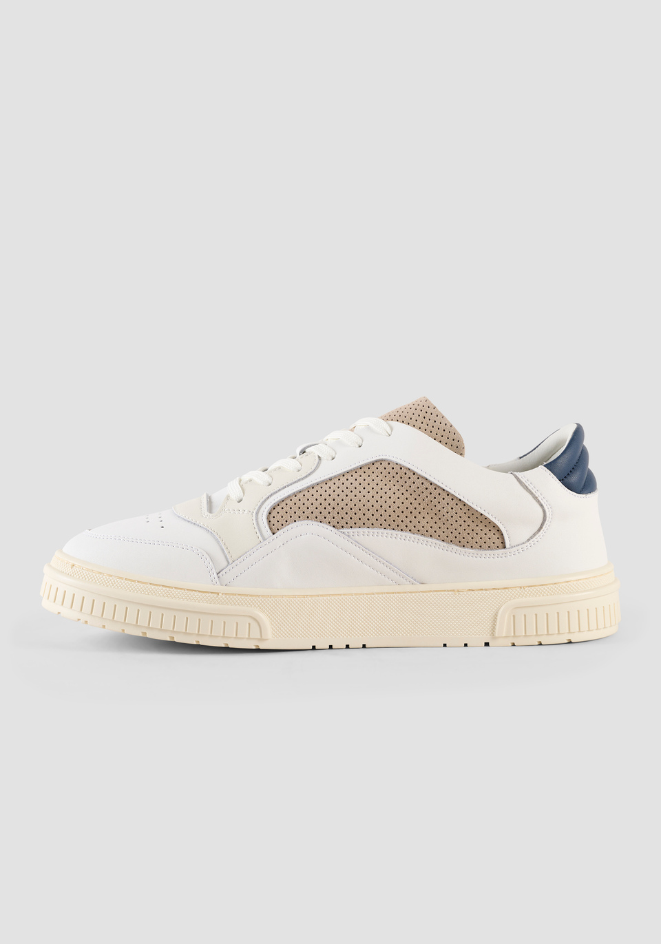 "CONNIE" LEATHER AND SUEDE SNEAKERS - Antony Morato Online Shop