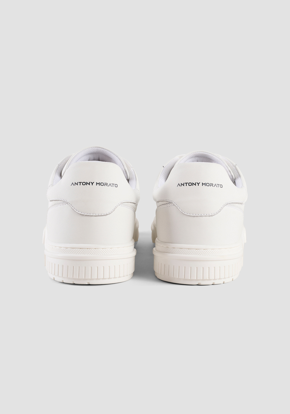 "THEO" LOW-TOP TRAINERS IN LEATHER WITH CONTRASTING TIGER PRINT - Antony Morato Online Shop