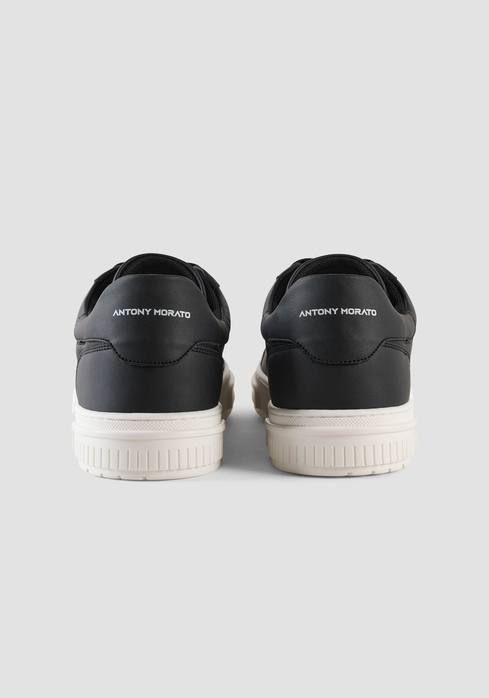 "THEO" LOW-TOP TRAINERS IN LEATHER WITH CONTRASTING TIGER PRINT - Antony Morato Online Shop