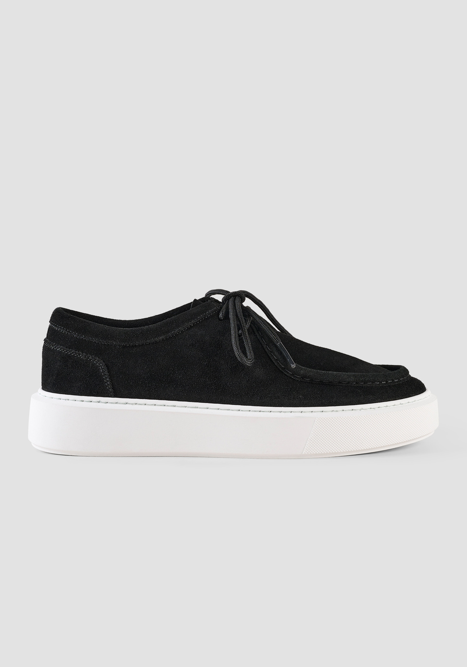 "NICHOLAS" SUEDE LOAFERS WITH LACES - Antony Morato Online Shop