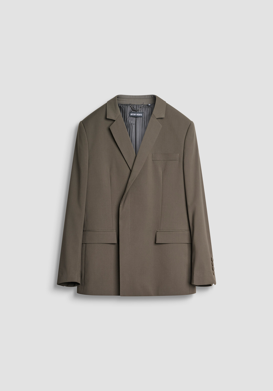 ZWEIREIHIGE JACKE REGULAR FIT "ALAN" AUS ELASTISCHER VISKOSE - Antony Morato Online Shop