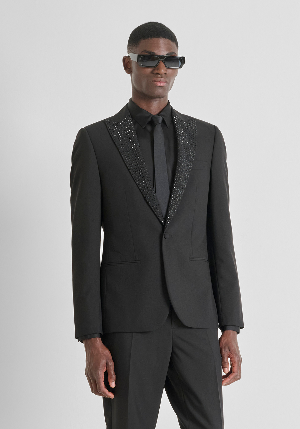 REGULAR FIT JACKET "VIVIENNE" IN STRETCH VISCOSE - Antony Morato Online Shop
