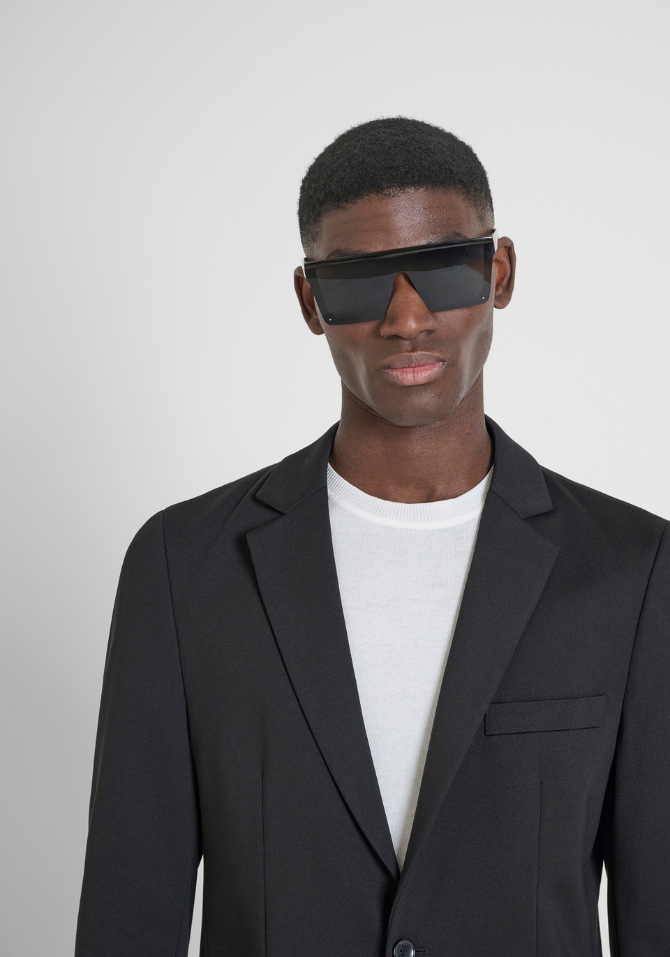 "ASHE" SUPER SLIM FIT JACKET IN STRETCH VISCOSE BLEND FABRIC - Antony Morato Online Shop